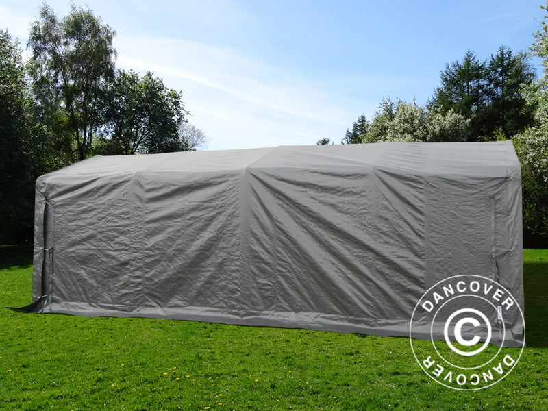 Tenda garage Basic 3,3x7,2x2,4m PE, Grigio