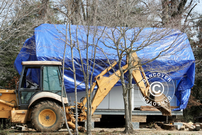 Bâche 4x6m, PE 250g/m², Bleu