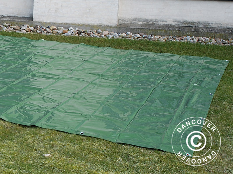 Telo 4x6m, PVC 600g/m² Verde, Ignifugo