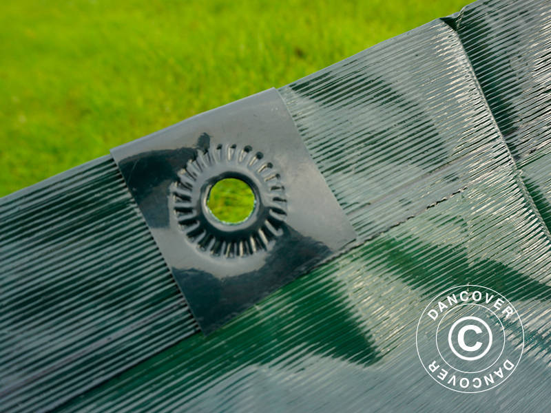 Plane 2,5x3,6m, PE 90g/m², verstärkt, dunkelgrün