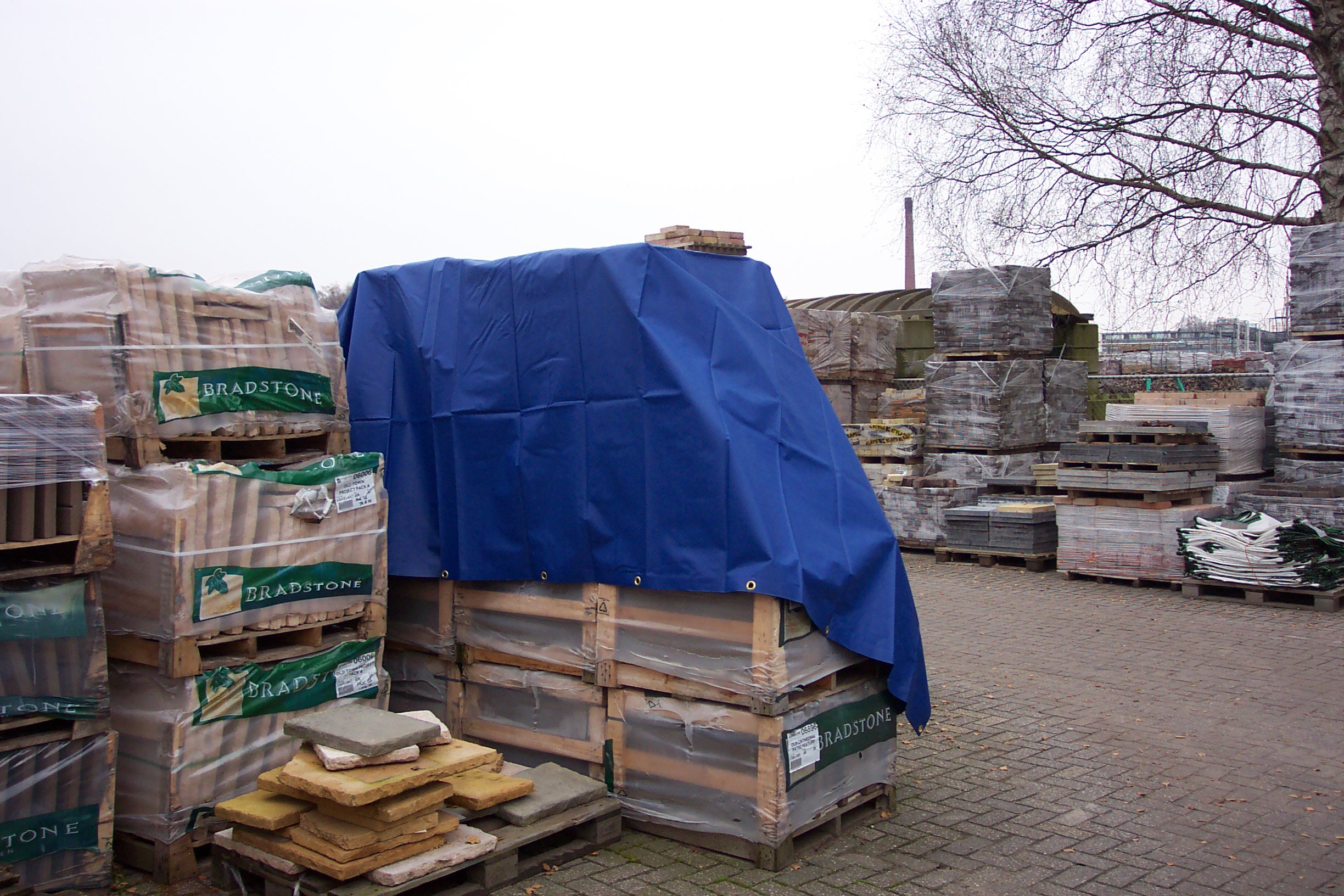 Telo 4x6m, PVC 570g/m², Blu