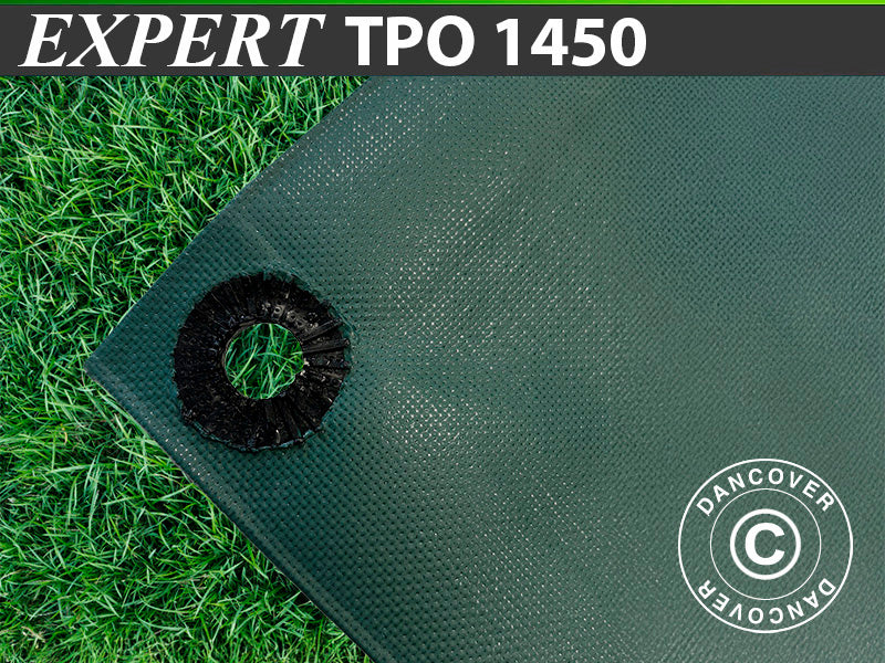 Telo 3,5x5m, TPO, 350 g/m², Verde