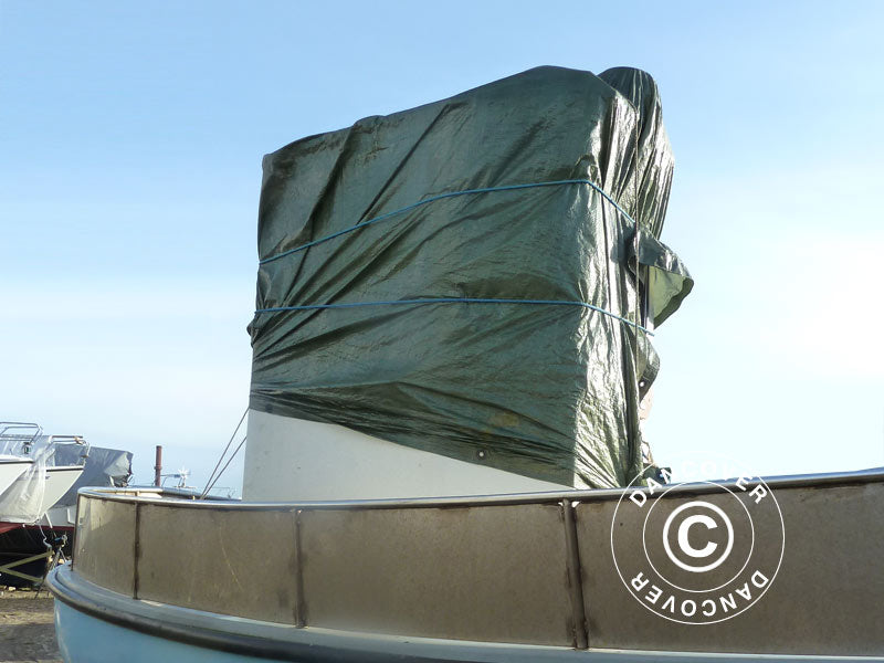 Plane 6x8m, PE 250g/m², Grün