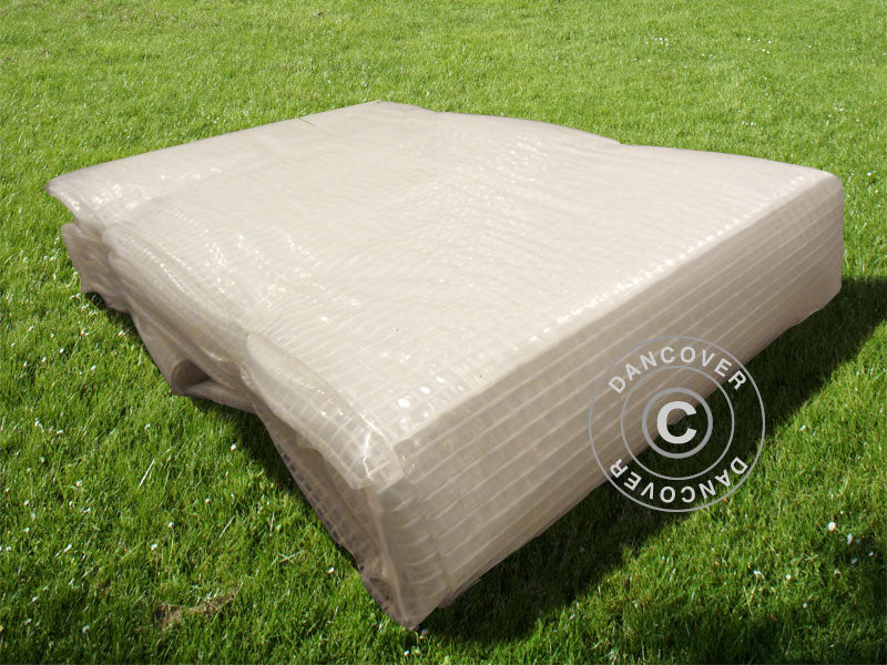 Telo 5x8m, Rete rinforzata PE 200g/m², Trasparente