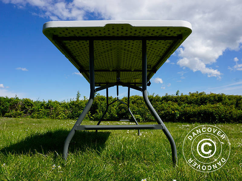 Klapptisch 180x74x74cm, hellgrau (1 St.)