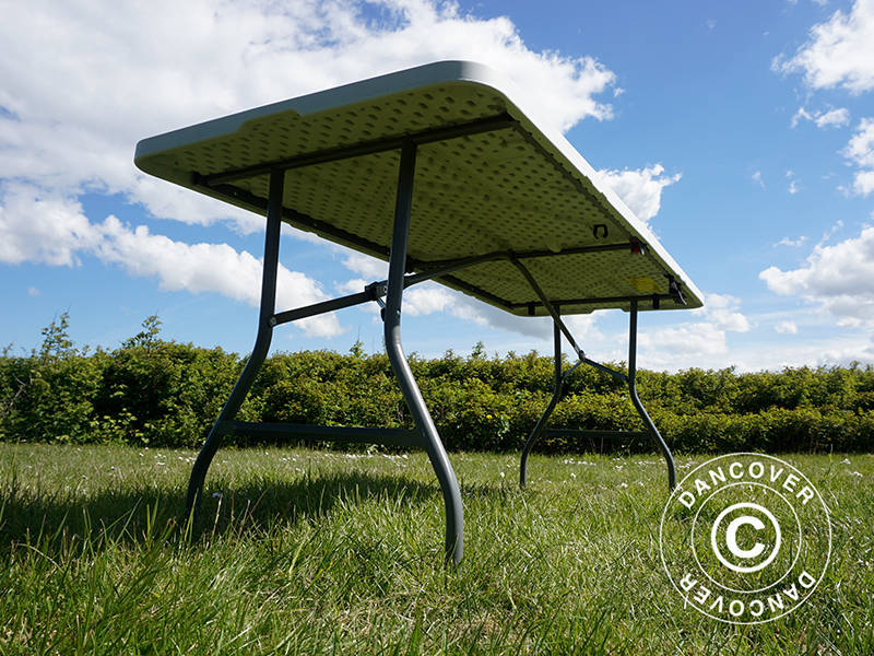 Klapptisch 180x74x74cm, hellgrau (10 St.)