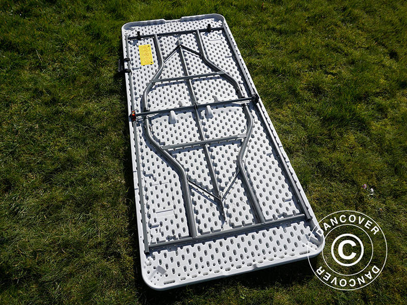 Klapptisch 180x74x74cm, hellgrau (10 St.)