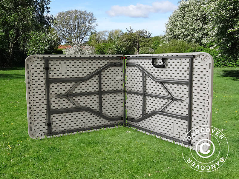 Klapptisch 180x74x74cm, hellgrau (10 St.)