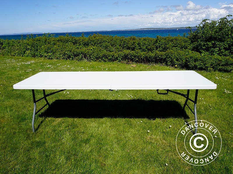 Klapptisch 240x76x74cm, Hellgrau (25 St.)