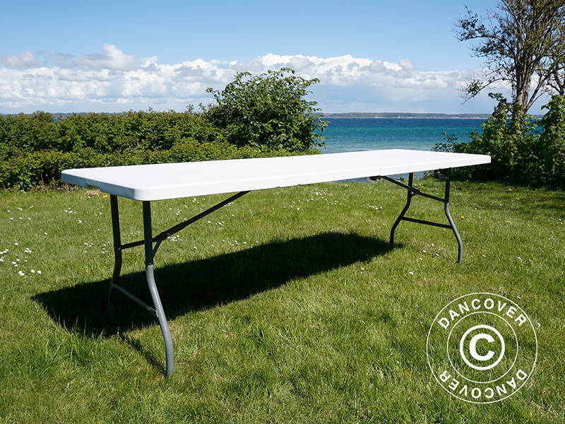 Klapptisch 240x76x74cm, Hellgrau (25 St.)