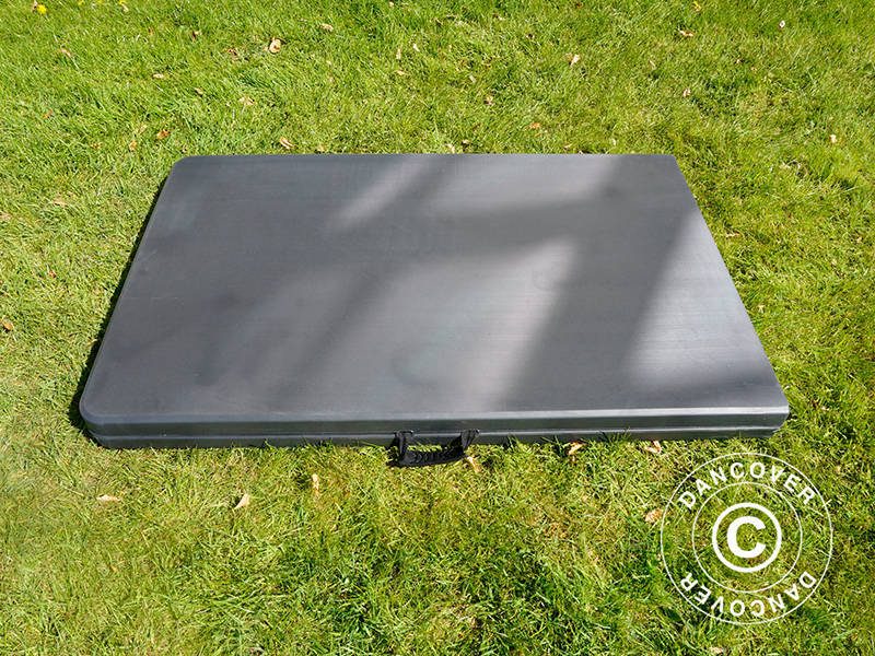 Tavolo Pieghevole 240x76x74cm, Nero (25 pz.)