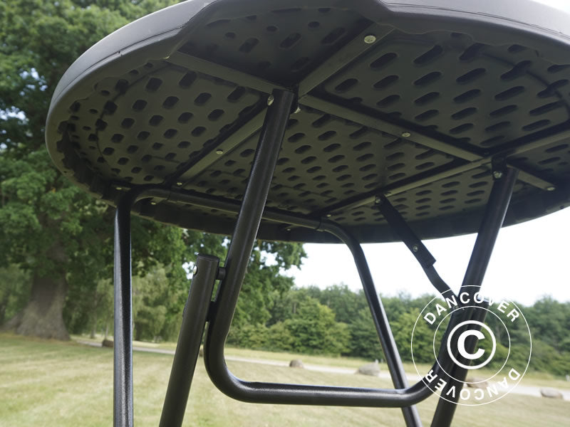 Tavolo bar rotondo PRO Ø80x110cm, Nero