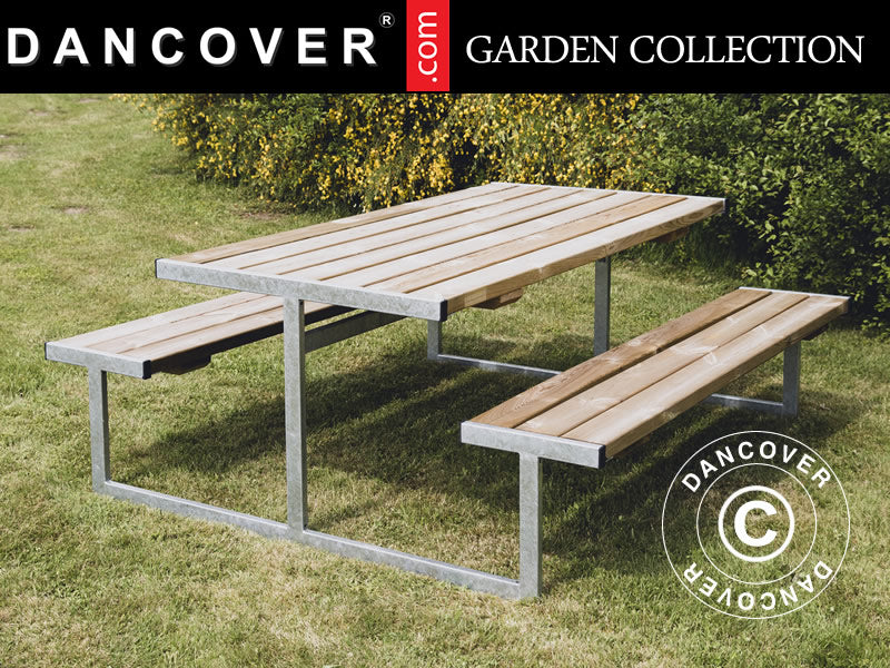 Picnic table, 1,85x1,8x0,75m, Wood