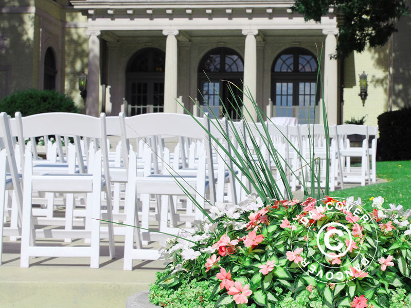 Klappstuhl 44x46x77cm, Weiß, 8 St.