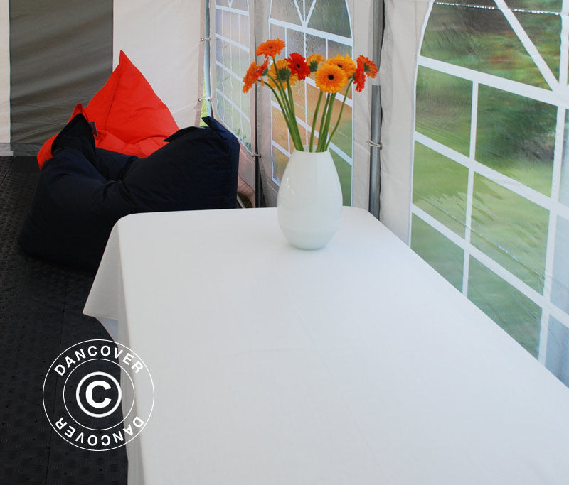 Tischdecke 183x76x20cm, Weiß