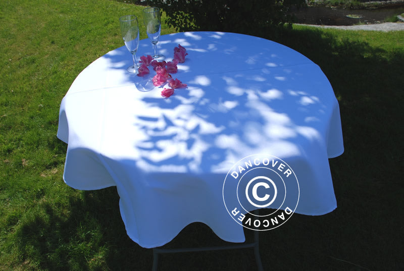 Tovaglia Ø80x20cm, Bianco