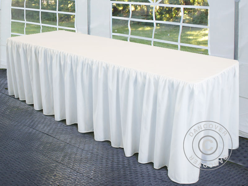 Nappe 244x76x74cm, Blanc