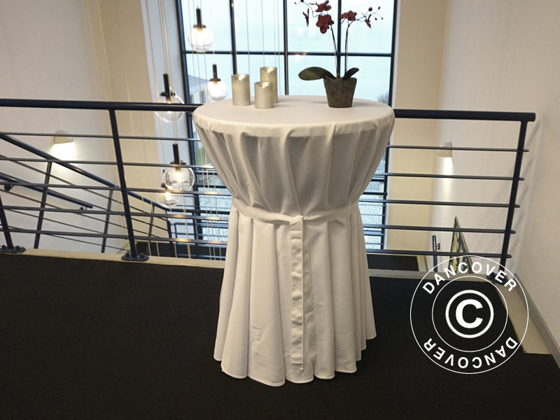 Tovaglia Ø80x110cm, Bianco