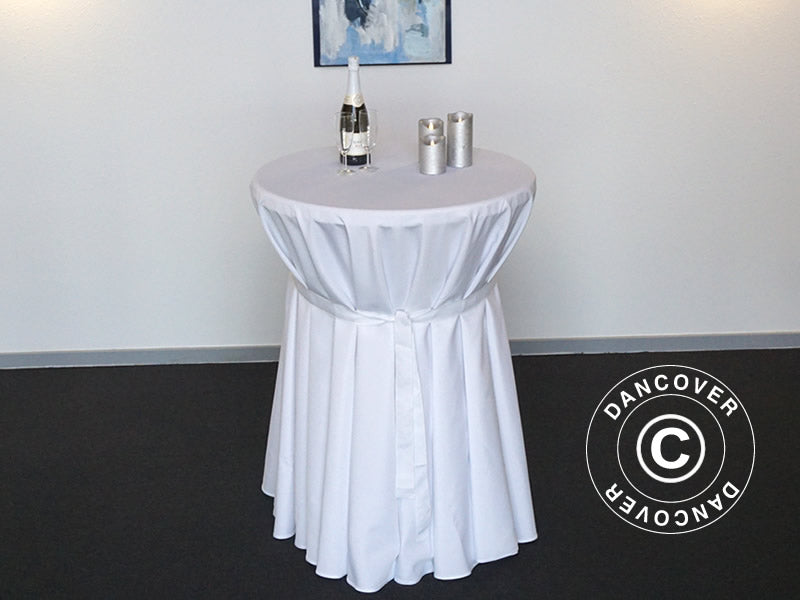 Tovaglia Ø80x110cm, Bianco