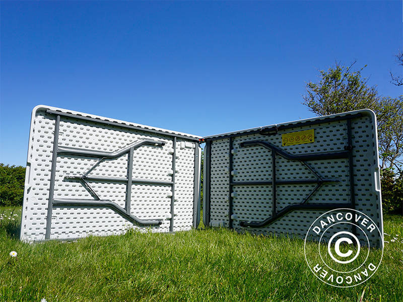 Pacchetto Party 1 tavolo pieghevole (240cm) 2 panche pieghevoli (244cm)