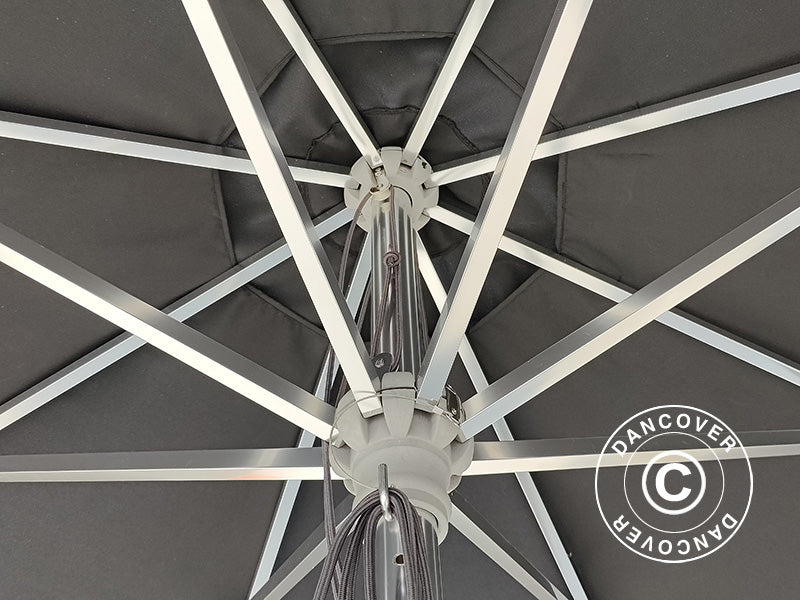 Sonnenschirm Bermuda, Ø3m, Schwarz