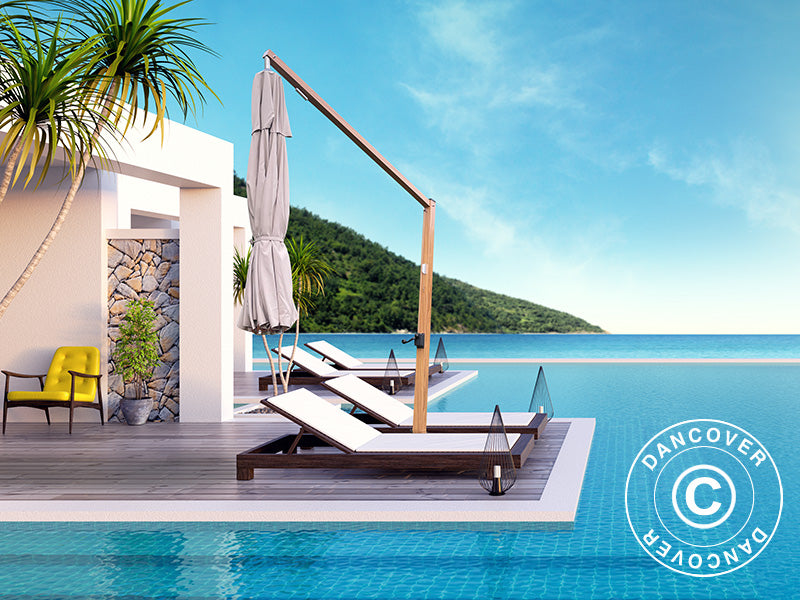 Ombrellone pensile Bahamas, Ø4m, Sabbia