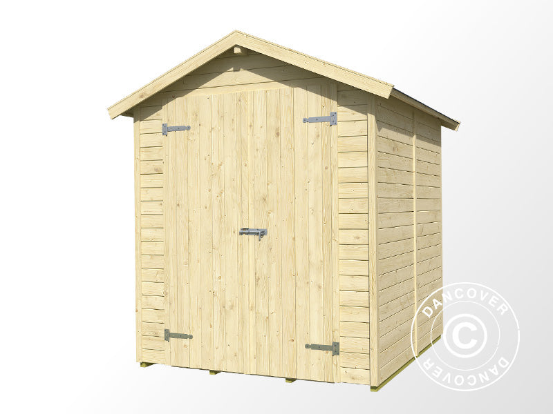 Holzschuppen Heinola 1,7x1,76x2,13m, 13mm, 2,99m², Natur