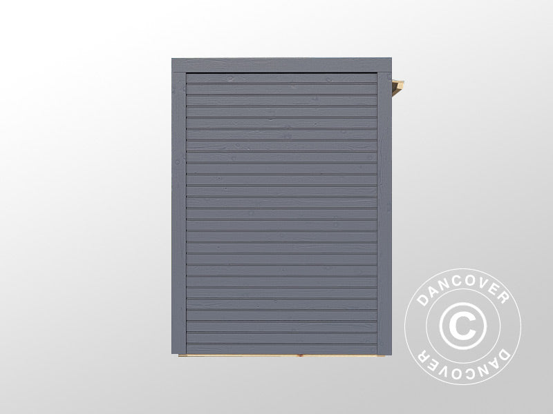 Abri à vélo, Bertilo Box Bike, 2,07x1,03x1,43m, 2,1m², Anthracite