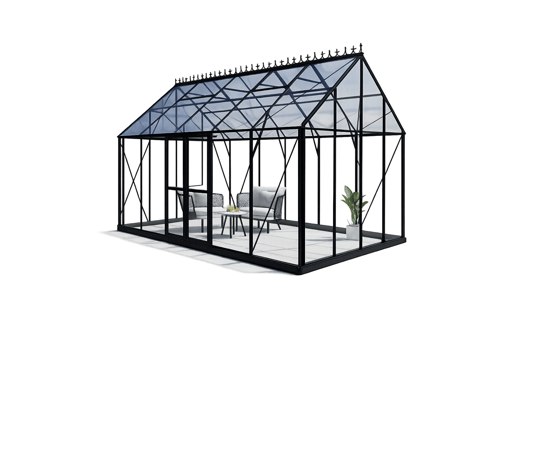 Glasgewächshäuser