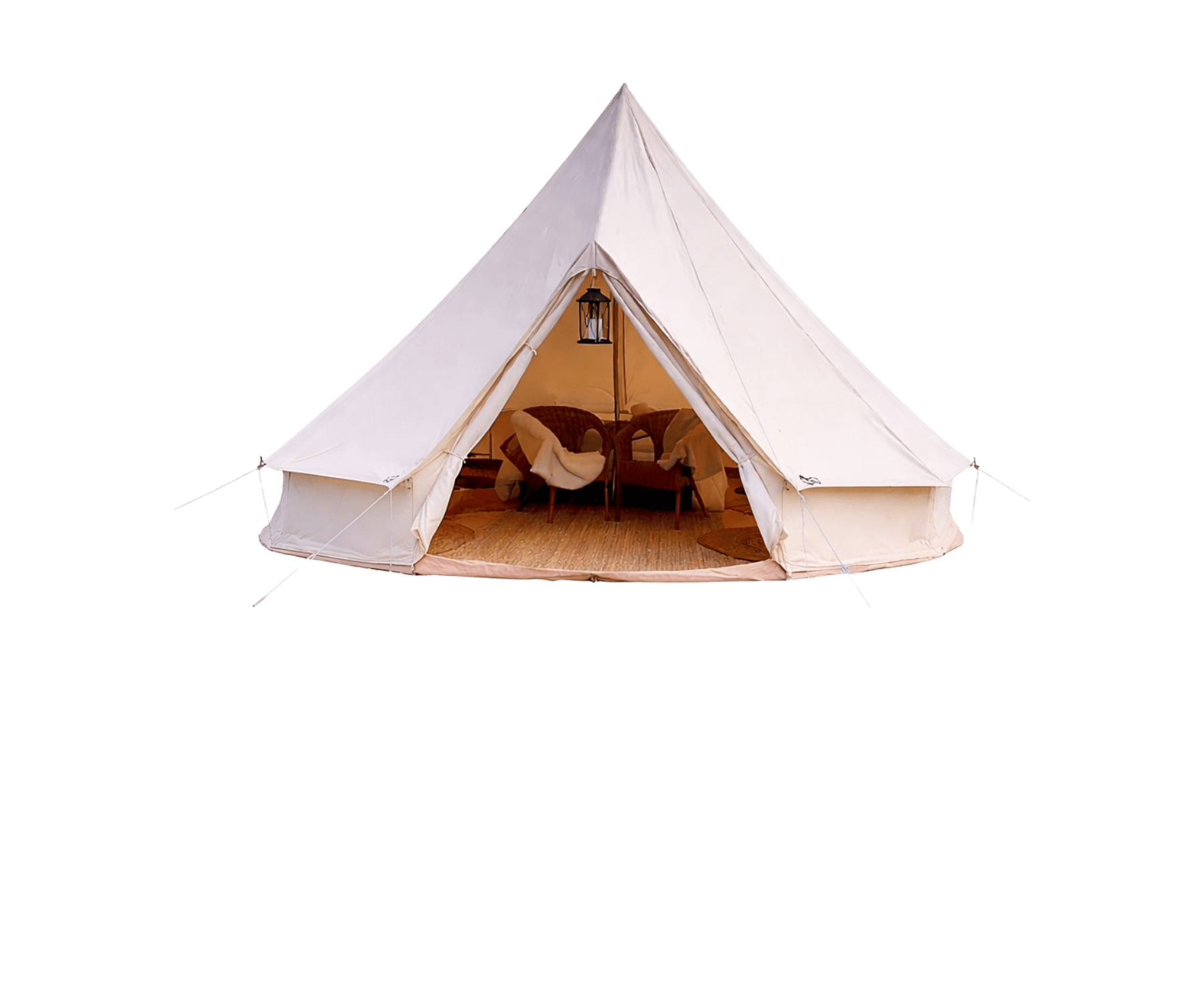 Glockenzelte zum Glamping