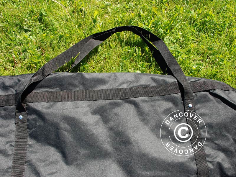 Sac de transport pour les structures, 230x20x30cm, 4 poignées, noir