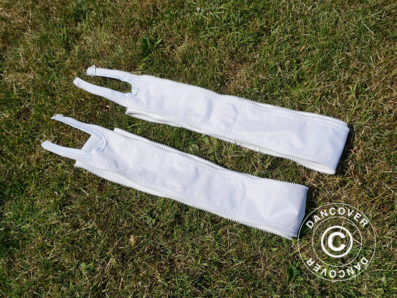 Verbindungsplane für FleXtents®-PRO-Faltzelt der 3m-Serie, weiß, 2 St.