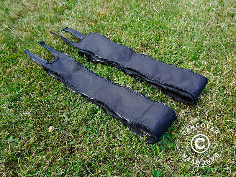 Panneaux d’étanchéité pour les tentes pliantes FleXtents® PRO de la gamme 3m, noir, 2 pcs.