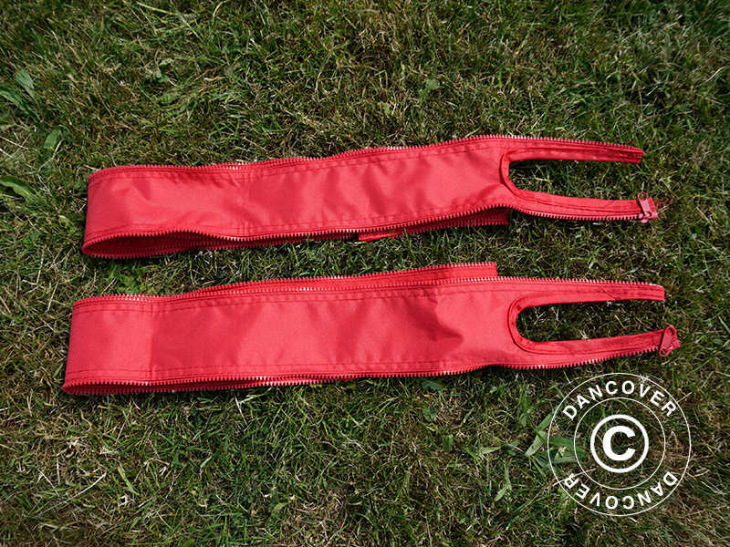 Verbindungsplane für FleXtents®-PRO-Faltzelt der 4m-Serie, rot, 2 St.