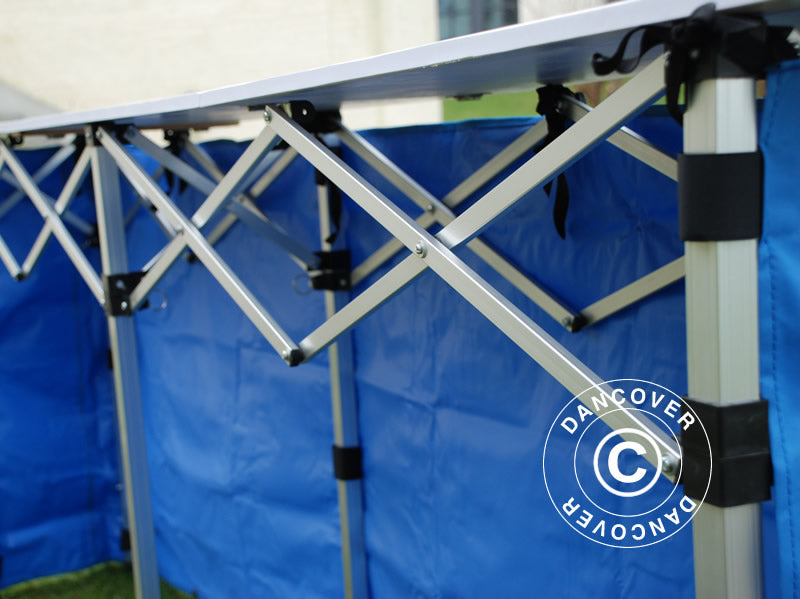 Panello laterale per bancone FleXtents PRO, 3m, Blu