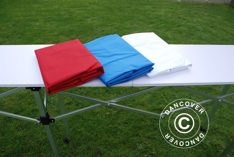 Panello laterale per bancone FleXtents PRO, 3m, Blu