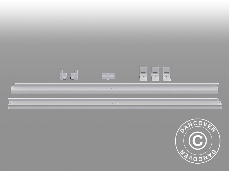Wandhalterung für Pavillon San Pablo 3x5,8m und 4x5,8m, Weiß, 3 Stk.