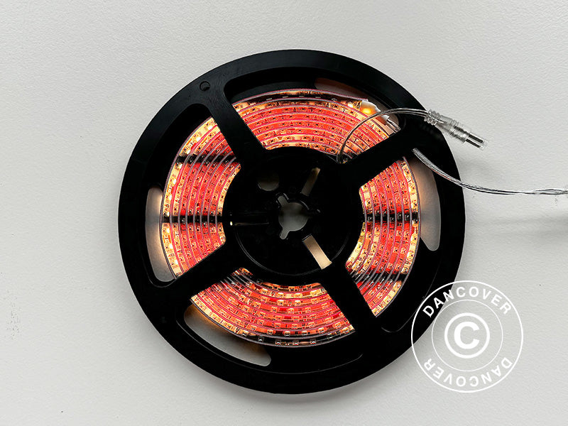 Striscia luminosa LED per pergola San Pablo 3x3m, 4 pz., Bianco caldo