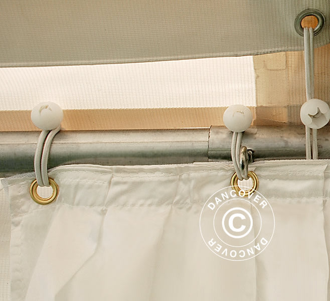 Controsoffitto e drappeggi per tendone per feste 6x8m, Bianco