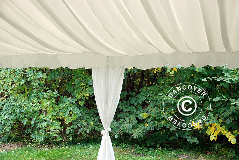 Controsoffitto e drappeggi per tendone SEMI PRO Plus 6x8m, Bianco