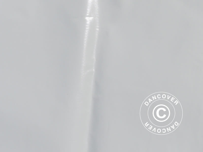 Ersatz-PVC für flammhemmende Partyzelte, 500g/m², 1x1m, weiß