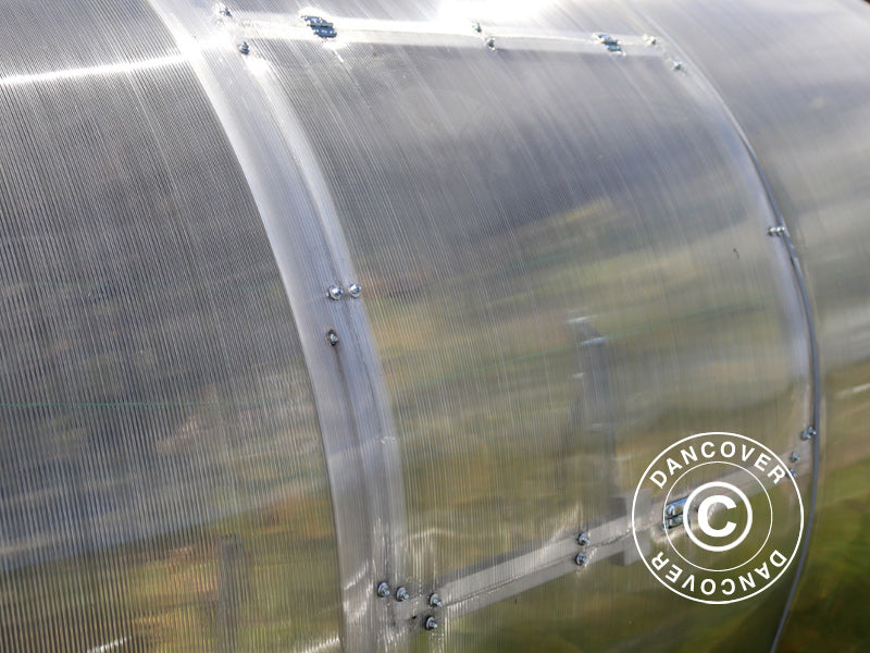 Finestra di ventilazione con sistema di apertura automatico per serra Strong NOVA 2,1m, Argento