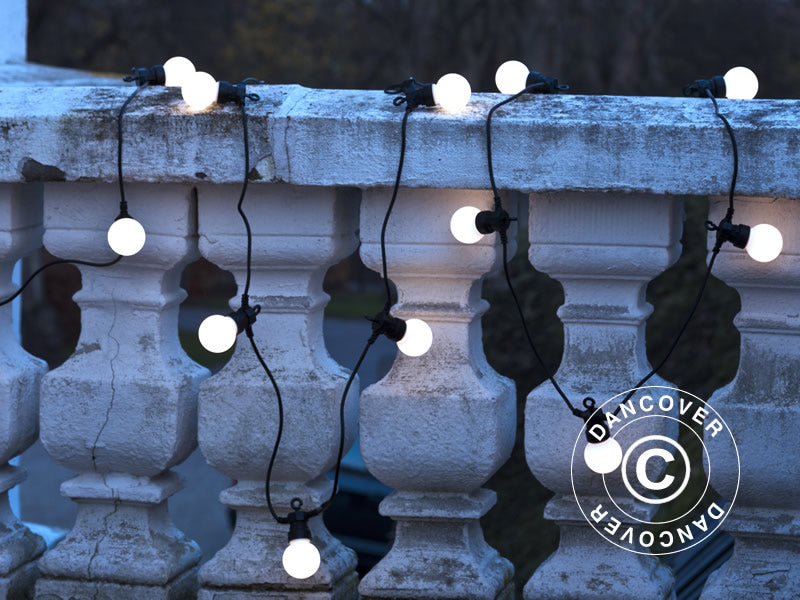 Guirlande lumineuse LED, kit d'extension, Lucas, 3m, Noir/Gelé/Blanc Chaud