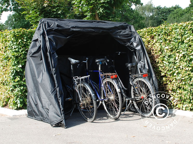 Garage pliant (Moto), 1,88x3,45x1,9m, Noir