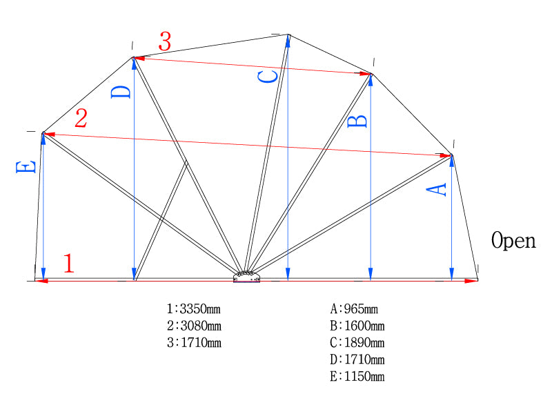 Box auto (Moto), 1,88x3,45x1,9m, Nero