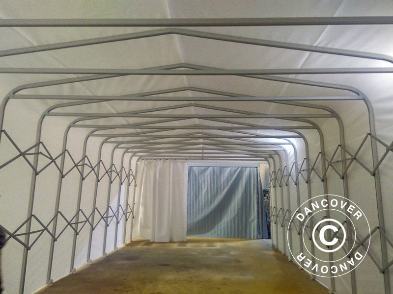 Capannone tenda Maxi Box, 5x6,18x3,76m, Grigio