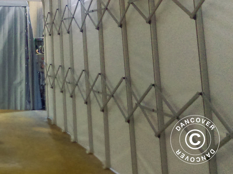 Faltbarer Spielertunnel 2x10,3x2,2m, Weiß