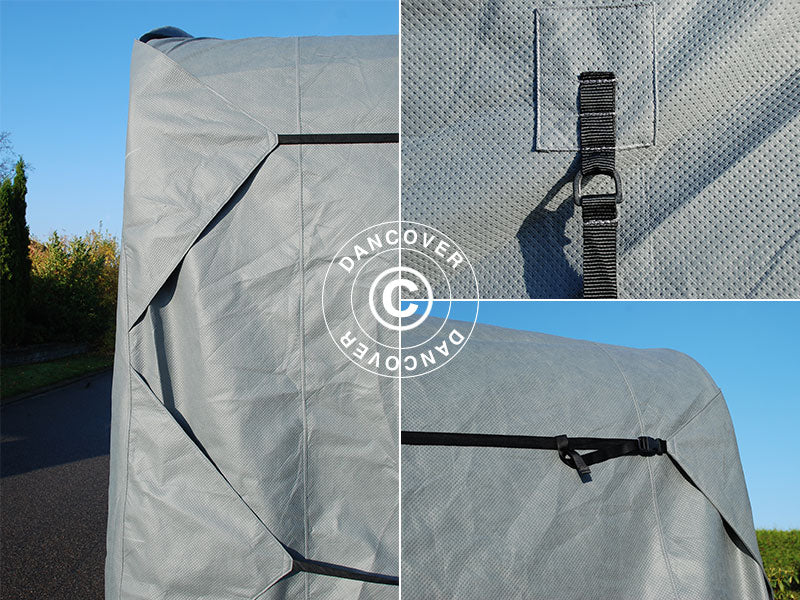 Wohnwagenplane, 5,8x2,5x2,25m, Grau