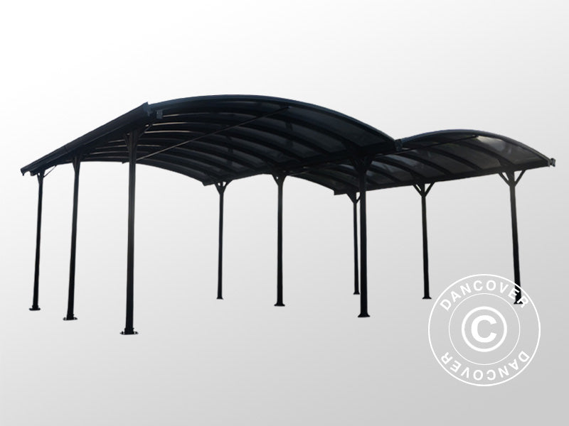 Doppelcarport Boston, 6x5,05x2,22m, Grau