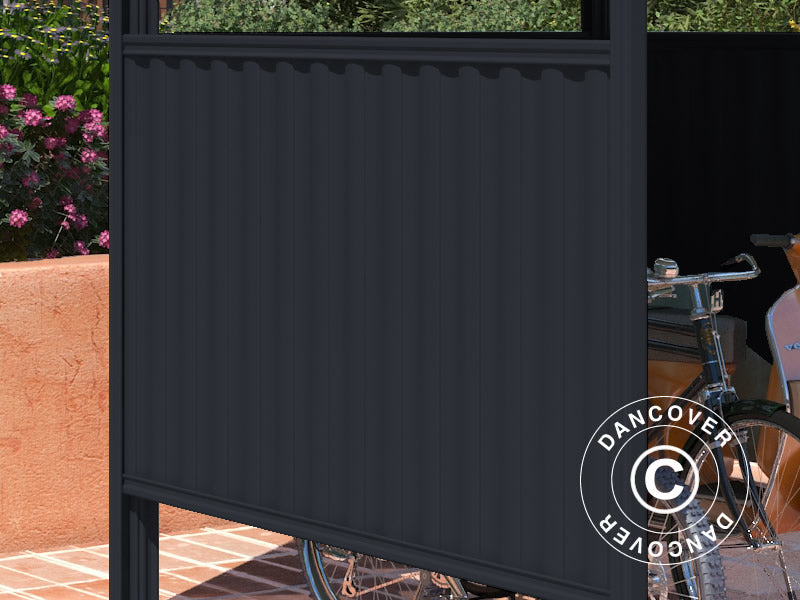 Fahrradunterstand 1,8x2,03x1,93m, 3,65m², anthrazit